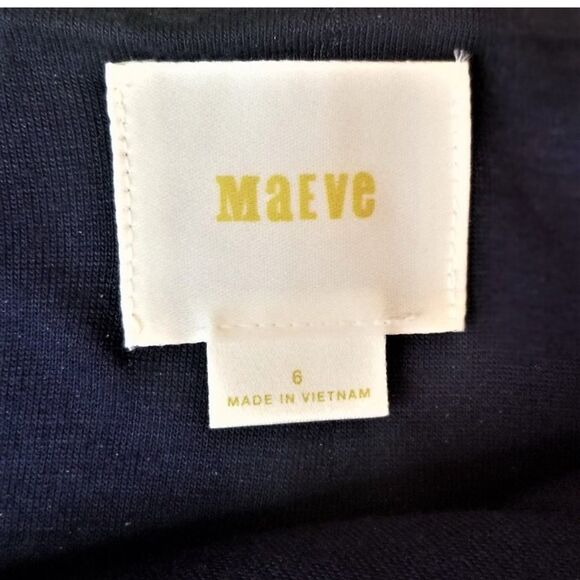 MAEVE Anthropologie Faux Wrap Pencil Skirt Navy Floral 6 - Picture 4 of 4